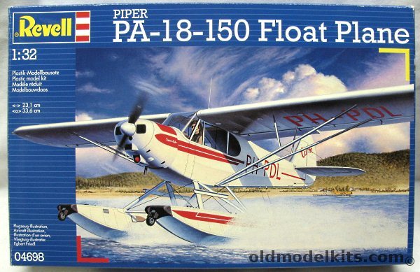 Revell 1/32 Piper Super Cub  PA-18-150 Float Plane, 04698 plastic model kit